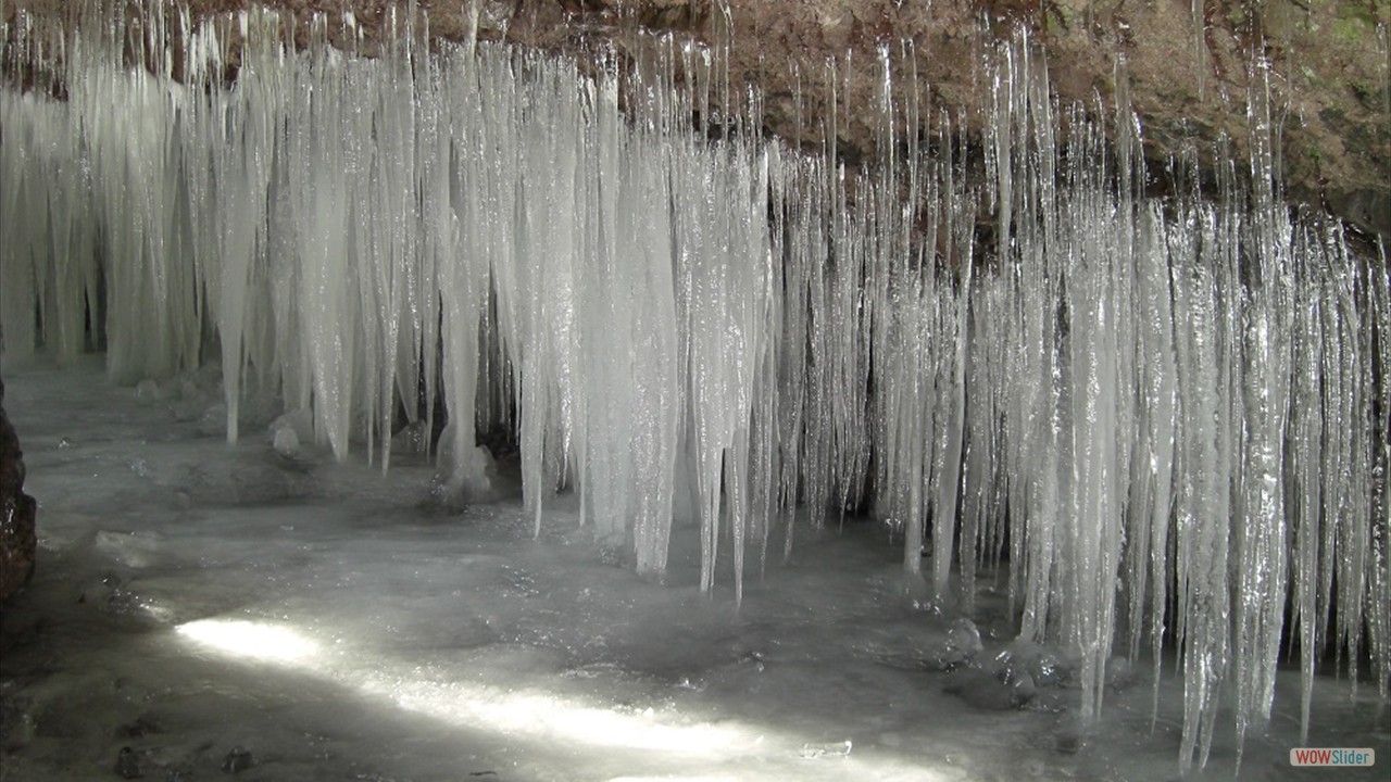 Eiskristalhöhle im Apfelstädter Grund